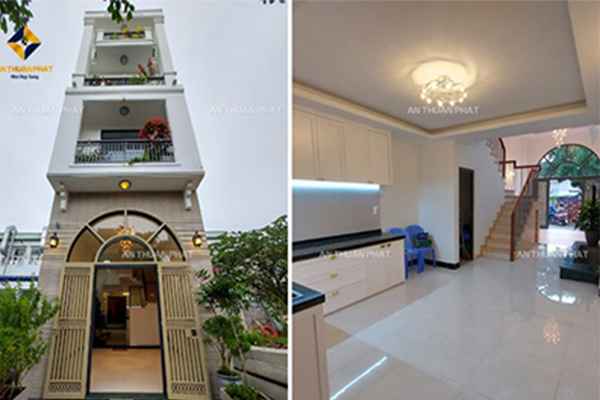 DỰ ÁN XÂY NHÀ TRỌN GÓI QUẬN 6 GIA ĐÌNH ANH THÀNH