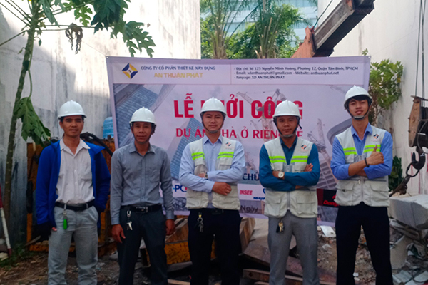 KHỞI CÔNG XÂY DỰNG CĂN NHÀ 4 TẦNG TẠI TP THỦ ĐỨC